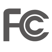 Logo of the Federal Communications Commission (FCC) in a simple, monochromatic design.